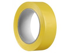 Lepící páska PVC 38 mm x 33 m žlutá UV stabilní rýhovaná (96103899)
