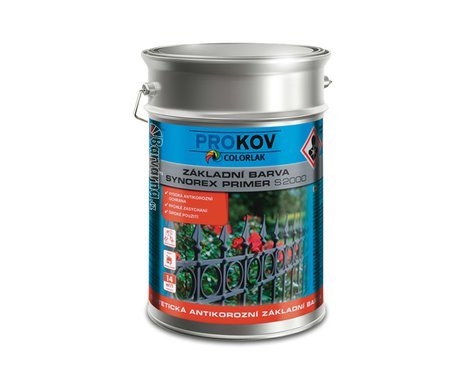 Synorex primer S 2000 P  0840 / červenohnědá 10 kg - základní antikorozní barva průmyslová