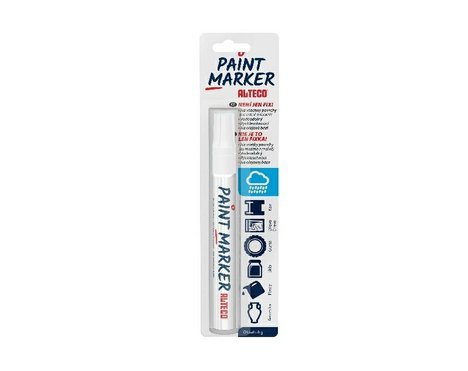Alteco paint marker - bílý popisovací fix