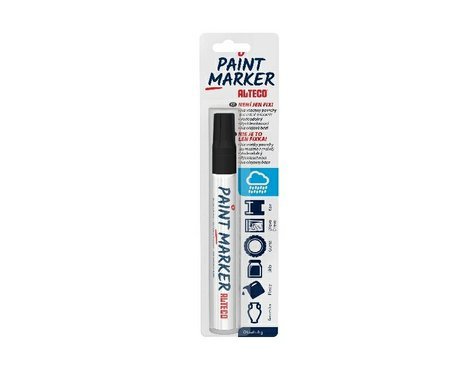 Alteco paint marker - černý popisovací fix