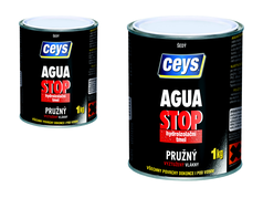 Ceys AGUA STOP šedý 1 kg  - hydroizolační tmel s vlákny