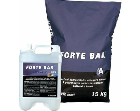 FORTE BAK hydroizolační pochozí stěrka 20 kg  A + B (sada 15+5kg)