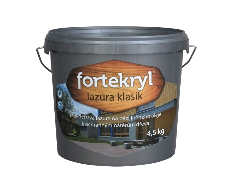 FORTEKRYL lazura KLASIK 4,5 kg palisandr