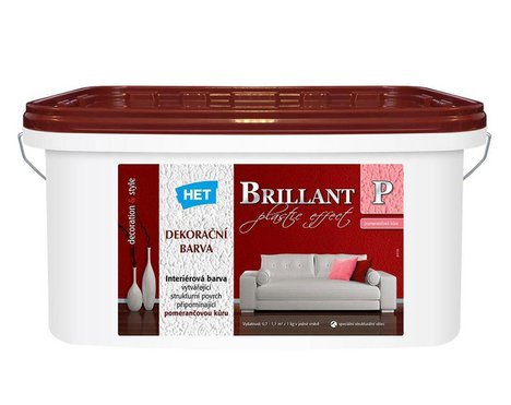 Brillant P 15 kg - dekorační barva s pomerančovou kůrou