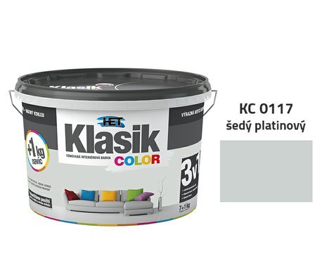 Klasik Color | 0117 šedý platinový | 7+1 kg