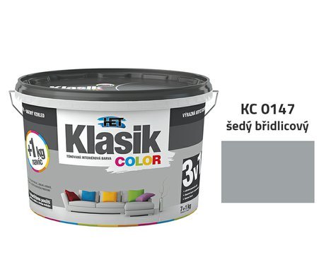 Klasik Color | 0147 šedý břidlicový | 7+1 kg