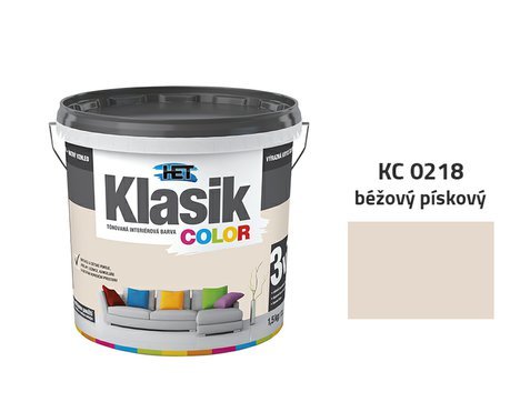 HET Klasik Color | 0218 béžový pískový | 1,5 kg