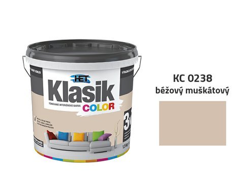 HET Klasik Color | 0238 béžový muškátový | 1,5 kg