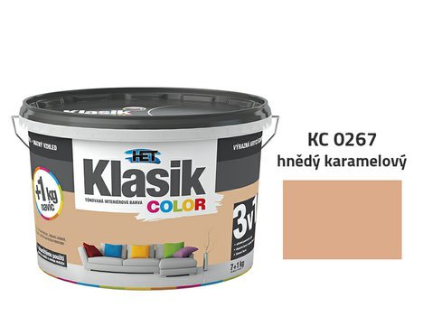 Klasik Color | 0267 hnědý karamelový | 7+1 kg
