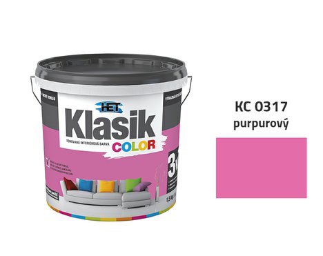 HET Klasik Color | 0317 purpurový | 1,5 kg