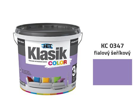 HET Klasik Color | 0347 fialový šeříkový | 1,5 kg