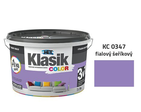 Klasik Color | 0347 fialový šeříkový | 7+1 kg