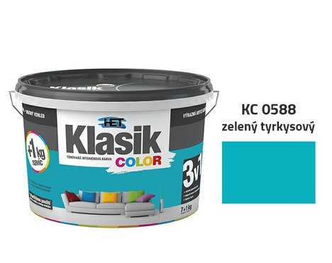 Klasik Color | 0588 zelený tyrkysový | 7+1 kg
