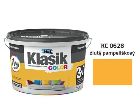 Klasik Color | 0628 žlutý pampeliškový | 7+1 kg