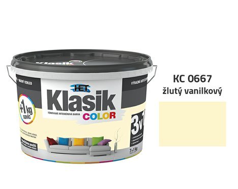 Klasik Color | 0667 žlutý vanilkový | 7+1 kg