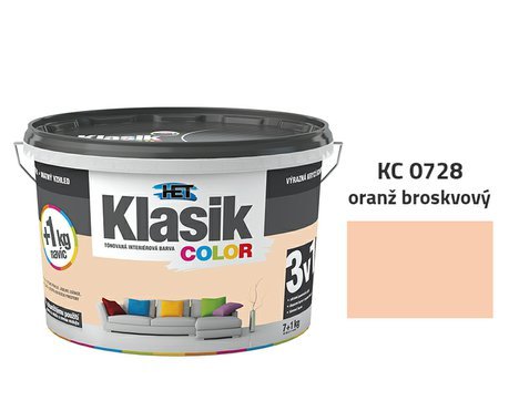 Klasik Color | 0728 oranž broskvový | 7+1 kg