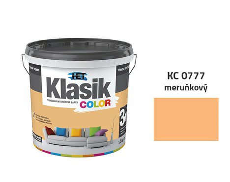 HET Klasik Color | 0777 meruňkový | 1,5 kg