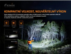 LED svítilna FENIX E35 V3.0 dosvit