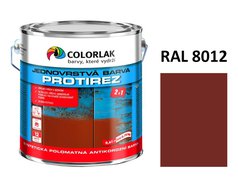 PROTIREZ S 2015 červenohnědý RAL 8012  2,5 L (cca 3,1 kg)