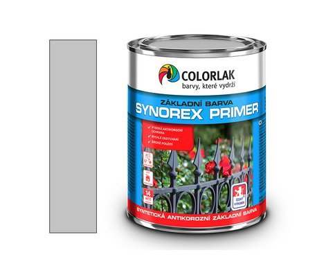 Synorex Primer S 2000 / šedá 0110 / 3,5 L (cca 5 kg) - základní antikorozní barva 2025