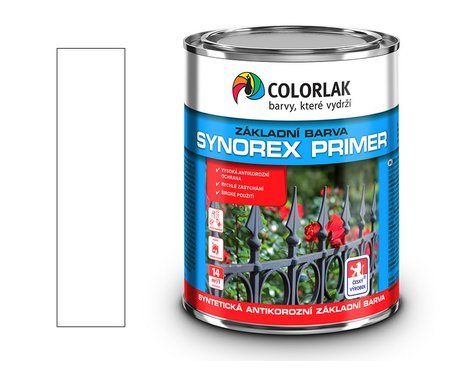 Synorex Primer S 2000 P  10 kg / 0100 bílá / základní antikorozní průmyslová barva